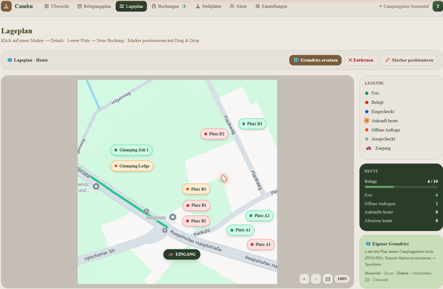 cambu.net Lageplan